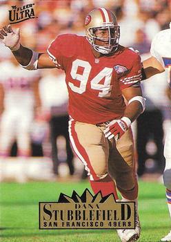 Dana Stubblefield San Francisco 49ers 1995 Ultra Fleer NFL #305